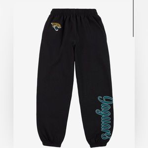 NWT Jacksonville Jaguars Womens Script Wordmark Team Color Sweatpants